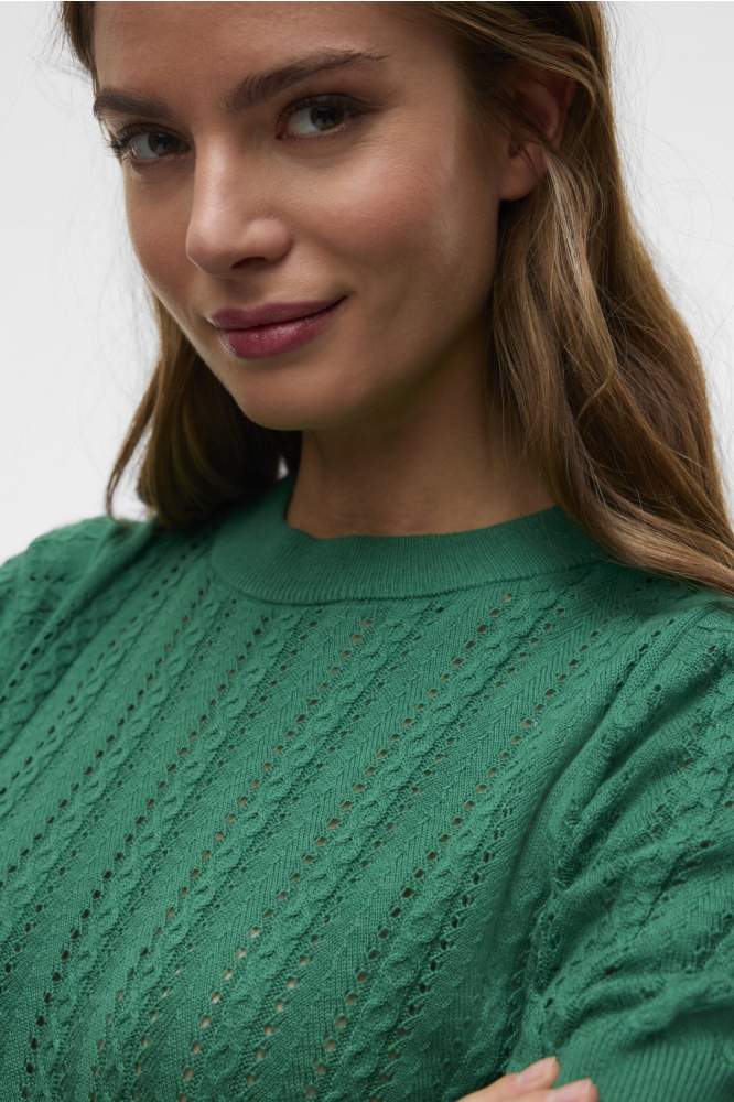 VMMORENA 2/4 O-NECK PULLOVER GA BOO 10321893 Bosphorus